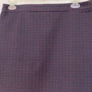 Ann Taylor size 14 navy and red skirt